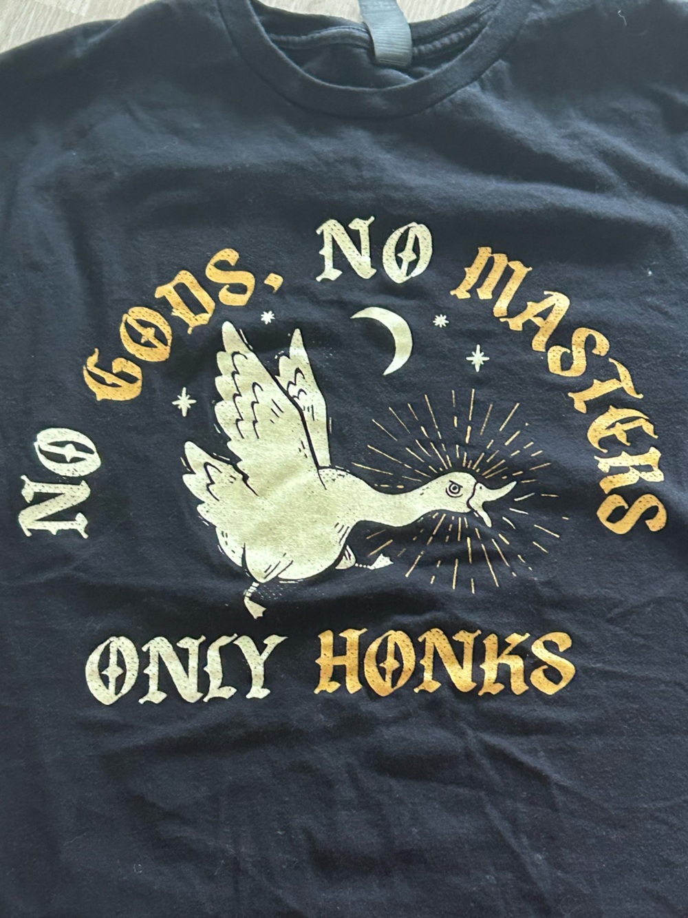 2 for 10$ ☀️ Cotton tee Funny goose sz S - Picture 2 of 7